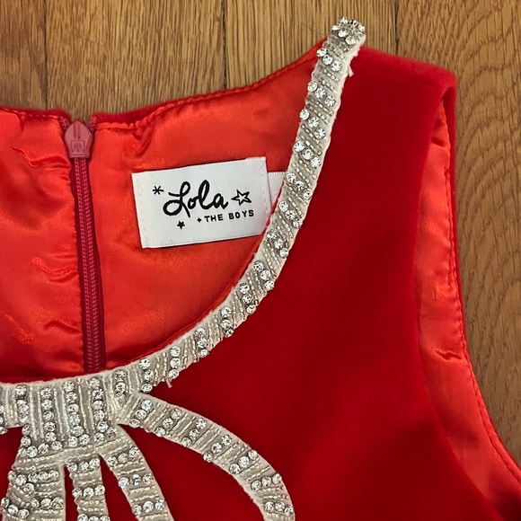 Lola and The Boys Holiday Event Party Dress - Picture 3 of 4